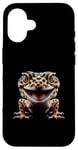 Coque pour iPhone 16 Chemise gothique pour reptile - Motif léopard