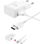 Laddare till SAMSUNG GALAXY A50 S10 S10e S10+ S8 S8+ S9+USB Typ C Kabel - TYP C LADDARE WHITE-00 COSwk10299