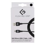 FLOATING GRIP 0,5M USB-C-kabel i silikon (svart)