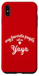 iPhone XS Max My Favorite People Call Me YAYA Greek Grandma Greece yiayia Case