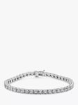 Milton & Humble Jewellery 9ct White Gold Pre-Loved Diamond Tennis Bracelet