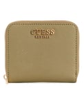 GUESS Laurel Petit Portefeuille zippé pour Femme Sauge Taille Unique