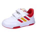 adidas Tensaur Hook and Loop Shoes Running, Footwear White/COLRED/COGOLD, 9 UK Child