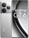 RealMe GT 6 RMX3851 Mobile Phone [ 256GB / 12GB RAM Fluid Silver ]