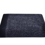 Drift Home - Navy Blue Bath Towel (70 x 130cm) - Soft & Absorbent - 600GSM Premium Towel - Sustainable Cotton (BCI) - Recycled Bottles - Bathroom Towels in Navy - Bath Sheet/Gym Towel/Guest Towel