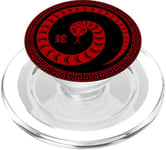 Zen Taiji Lucky Money Red Pocket Snake NYE Pj - ART ON BACK PopSockets PopGrip for MagSafe