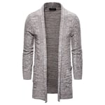 Cardigan Hommes De Marque Manches Longues Couleur Unie Pull Cardigan Homme Slim Épaissir Gilet Cardigan Homme