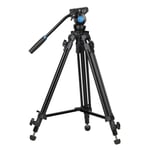 SIRUI SH05 Aluminium Broadcast Tripod with Fluid Head