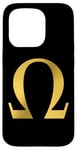 iPhone 15 Pro Alpha Omega Letter Greek Alphabet Case