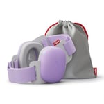 [New] Alpine Muffy Baby Ear Defenders-24dB, CE & UKCA Certified - Improved Baby Headphones for Noise Cancelling, Safe & Soothing Hearing Protection, Ideal for Travel, Approved by Babies - Purple