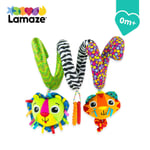 Lamaze Activity Spiral Car Seat/Cot Buggy/Pram Baby Animal Rattle Toy 0m+ NEW