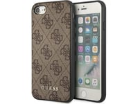 Guess Guess Guhci8g4gfbr Iphone Se 2022 / 2020 / 7 / 8 Brązowy/Brown Hard Case 4G Metal Gold Logo