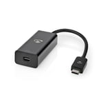 USB-C 3.2 Han til Mini Displayport hun - 8K@60Hz - Sort