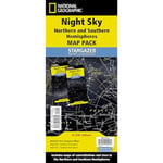 National Geographic Night Sky (Stargazer Folded Map Pack Bundle)