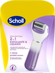 Scholl Velvet Smooth Pedi Electric Foot File Hard Skin Remover, Pink