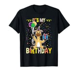 Its My Birthday Giraffe Animal T-Shirt