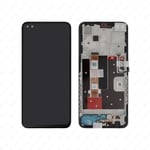 Ecran LCD + Vitre Tactile AVEC CHASSIS POUR OPPO RENO 4Z ORIGINE NOIR NEUF