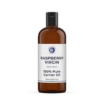 Mystic Moments | Raspberry Seed Virgin Carrier Oil 500ml - Pure & Natural Oil Perfect For Hair, Face, Nails, Aromatherapy, Massage and Oil Dilution Vegan GMO Free