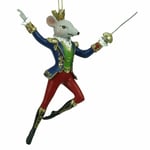 Gisela Graham King Rat Nutcracker Christmas Tree Decoration - King Rat Ornament