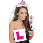 Hen Party Kit Ladies Hen Night Fancy Dress Costume Accessory L Plates Tiara