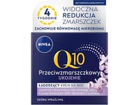 Nivea Q10 Anti-Wrinkle Lugnande Natcreme För Känslig Hud 50 Ml