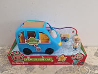 CoComelon Family Fun Car, with Sounds - Includes JJ - Plays Clip of Song, Are