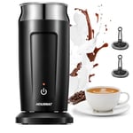 HOUSNAT Mousseur à Lait Électrique, 4 en 1 Mousseur a Lait, 500W 240ML Chauffe Lait, Chaude/Froide pour Café Cappuccino Chocolat Chaud, Contrôle de Température, Revêtement Anti-adhésif, Silencieux