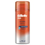 Gillette Pro Shave Shaving Gel Icy Cool Menthol Provides Superior Glide 75ml