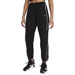 Nike Femme W Np Cln Woven Sp Pants, Black/(Metallic Silver), XL EU