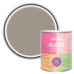 Rust-Oleum Brown Interior Wood Paint in Gloss Finish - Whipped Truffle 750ml