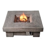 Teamson Home HF11501AA UK Gas Fire Pit With Cover