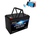 Meritsun 12,8v 100Ah Litiumbatteri P04 Bluetooth (#8)