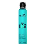 got2b gotGLOSS hair spray finish for glossy and glass-like hair, frizz control and heat protection for sleek hair 200ml