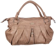 Hilfiger Denim LILIE SATCHEL EL56915355, Sac à main femme - TR-B1-Beige-24, 44x13x26 cm (B x H x T)