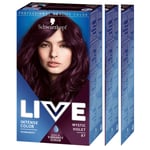 Schwarzkopf Schwarzkopf Live Color 87 Mystic Violet  3-pack