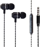 DN-Technology Oppo A9 2020 Earphones - Earbuds Headphone Wired Earphones Headset with Microphone and Volume Control For Oppo A9 (2020) (BLACK)