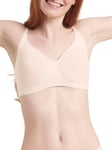 Sloggi Womens ZERO Microfibre 2.0 Bralette - White Polyamide - Size X-Small