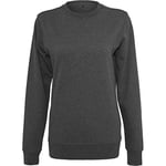 Build Your Brand BY025 Sweat-Shirt Femme, Charcoal, XS