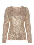 Bruuns Bazaar Jewelbb Ls O-Neck Blouse Guld