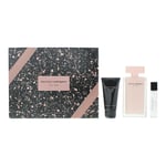 Narciso Rodriguez Womens For Her Eau de Parfum 100ml, 10ml + Body Lotion 50ml Gift Set - One Size