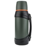 Olerd Grande bouteille thermos à café de 1,8 l pour voyage – Bouteille isotherme classique avec tasse en plastique – Bouteille de boisson isotherme en acier inoxydable de 2 L pour la randonnée, la