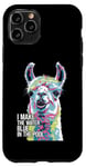 iPhone 11 Pro Funny Llama "I Make the Water Blue" Pool Party Joke Case