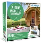 Vivabox- Coffret cadeau couple - 2 JOURS INSOLITES GOURMANDS - 350 week-ends insolites + 1 guide