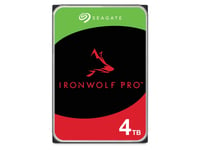 Seagate Ironwolf Pro St4000nt001 4 Pakke, 3,5", 4 Tb, 7200 Rpm