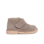 Pisamonas Suède Desert Boots Bottines Chukka À Scratch pour Enfants Taille 31 Couleur Gris