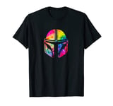 Star Wars Le Mandalorien Casque Beskar Aquarelle Tie Dye T-Shirt