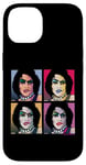 Coque pour iPhone 14 Rocky Horror Show Doctor Frank N. Furter Pop Art