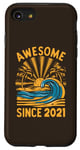 iPhone SE (2020) / 7 / 8 Awesome Since 2021 Birthday Sunset Retro Wave Vintage 2021 Case