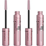 Maybelline New-York - Mascara volume et longueur - Sky High – Teinte : Very Black, 7,2 ml (Lot de 2)