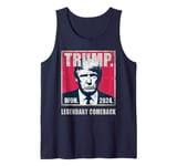 Vintage TRUMP LEGENDARY COMEBACK Epic We Won The Greatest Tank Top